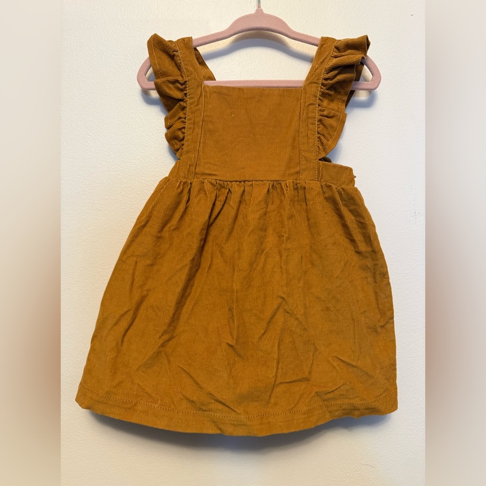 Carter's Mustard Yellow Casual Kids Dress